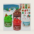 Christmas Party Favors for Boys Girls - 8 Pack Holiday Slime Kit, Small Xmas Classroom School Gifts Prizes for Kids Student, Christmas Non Candy Goodie Treat Bag Stocking Stuffers Trinkets