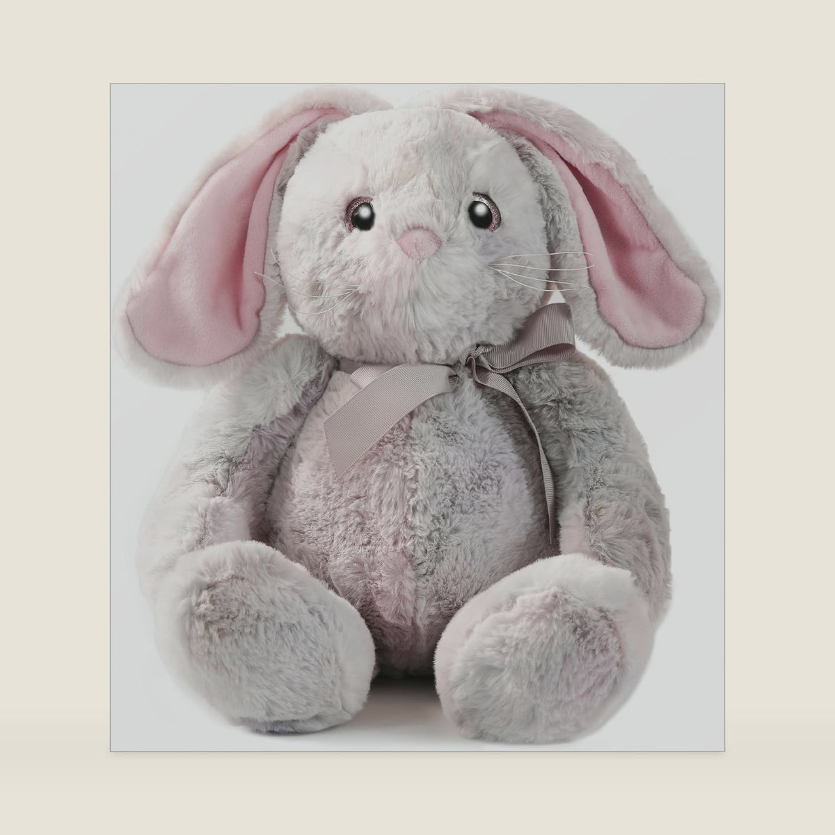 My OLi Stuffed Bunny Animal Plush Rabbit with Bowtie, 16.5inch