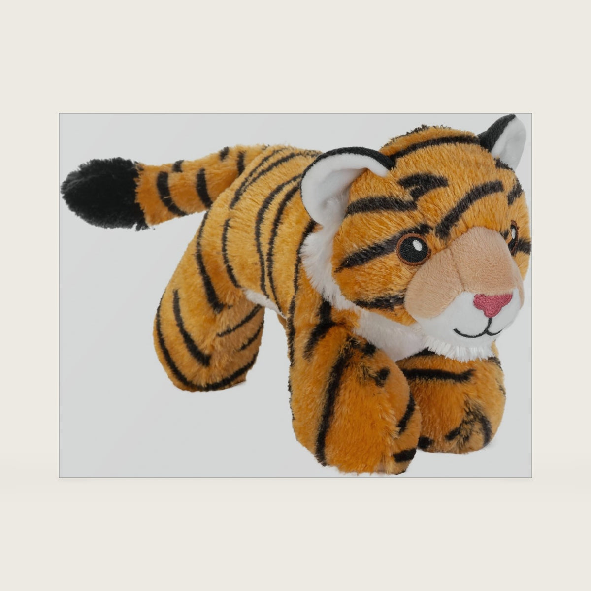 Wild Republic Ecofuzzies Tiger Stuffed Animal - 7"