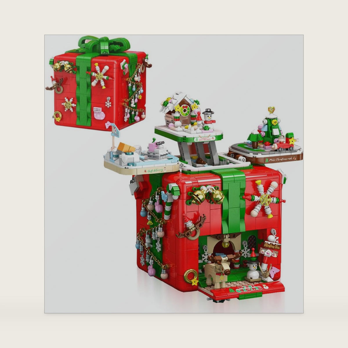 1873PCS Christmas Building Blocks Set for Adults, Christmas Building Bricks