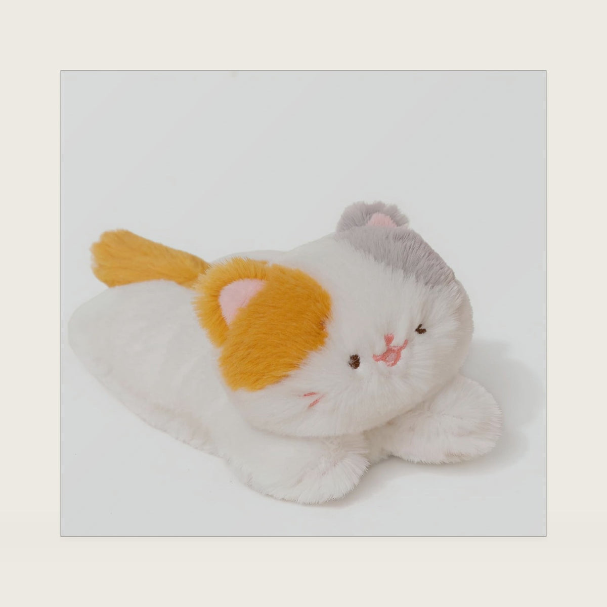 PEACH CAT Calico Cat Stuffed Animal Cute Kitten Plushies Small Plush Toys Gifts for Kids