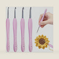 Yarniss Stainless Steel Crochet Hooks Set for Beginners 3.0mm-6.0mm