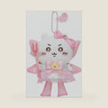 Chikawa Plush Keychain for Backpack, Kawaii Usagi Plush Keychain Accessories Purse Charm Pendant Gift for Women