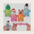 4 Pack Christmas Stress Relief Squishy Toys Stocking Stuffers Gifts