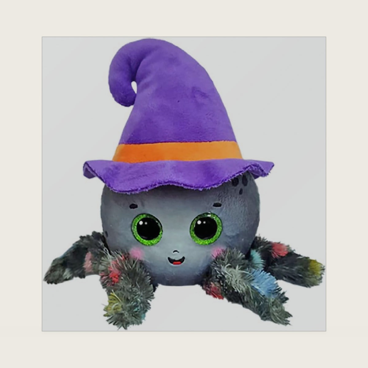 Beanie Boo Weaver the Spider with a Hat for Halloween 2025-6"