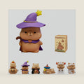 Halloween Wacky Capybara Blind Box Figures, Random Design