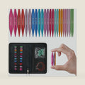 Guclud Short Interchangeable Knitting Needles Set, 3" Shorties, US 2.5-11