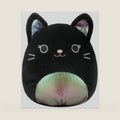Squishmallows Official 8 inch Kyra The Black Cat with Blue Iridescent Belly - Child's Ultra Soft Plush Toy