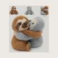 IKASA Microwavable Stuffed Animal Duo Sloth Plush, Heated Weighted 1.5 lbs