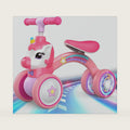 Kkdi Unicorn Baby Balance Bike Ride On Toy for 1 2 Year Old, Light Up Wheel