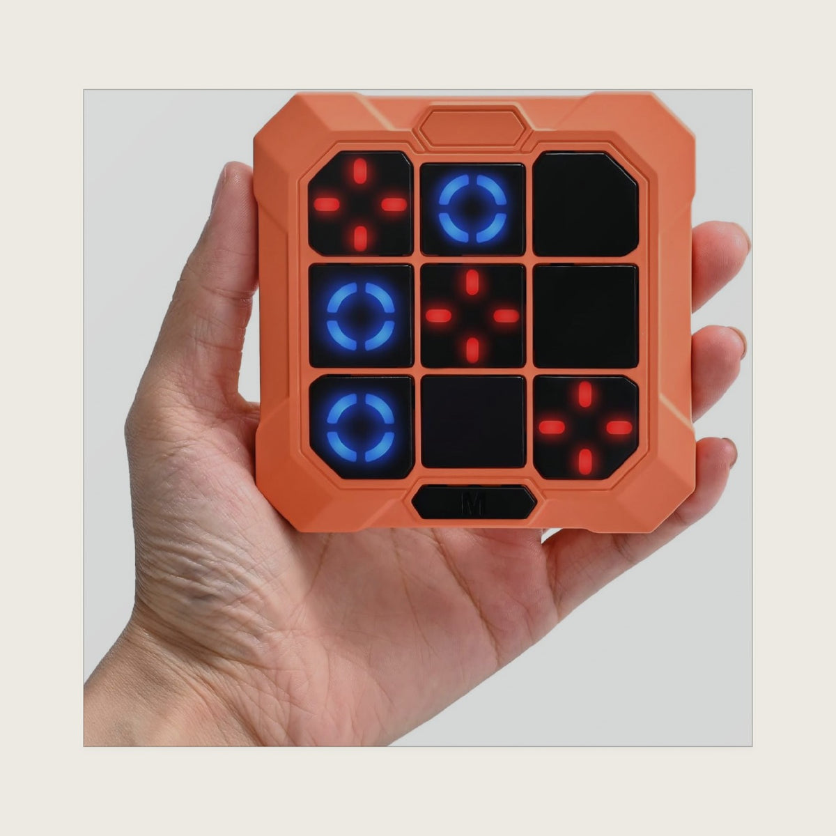 6 in 1 Tic-Tac-Toe Handheld Game for Kids, 1-2 Players Electronic Board