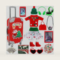 64 Pcs Christmas Elf Trevel Accessories Kit Holiday Clothes Luggage