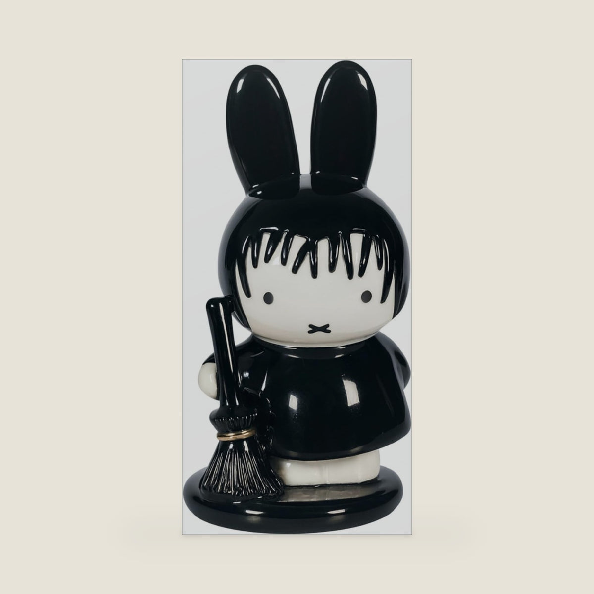 Witch Figurine in Gold, 3.5 x 3.25 x 5.75 Inches, created by