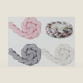 Timgle 3 Pcs Chunky Yarn for Arm Knitting 18 Yard Giant Bulky Velvet Tube Yarn 2.4'' Extra Thick Cotton Washable Tube for Making Pillows Gift Cushions Blanket Pets House