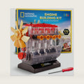 National Geographic 4-Cylinder Engine Building Kit Working Model for Kids