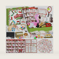 MOVINPE Elf Activities Kit – 24 Days Christmas Elf Accessories Props Set with Instructions, Photos, Letter, Card, Certificates & Warning Notes, Elf Ideas for Magic Christmas Countdown