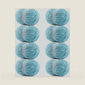 Blue Chunky Yarn for Hand Knitting - #10 Chenille Yarn for Crocheting