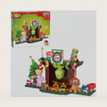 Brickcraft The Grinch Building Bricks Set, 547 Pieces, Grinchmas Eve Christmas Scene with Tree, Fireplace, Cindy Lou, and Max, Holiday Xmas Collectible Display Toy Gift for Kids, Families, Fans