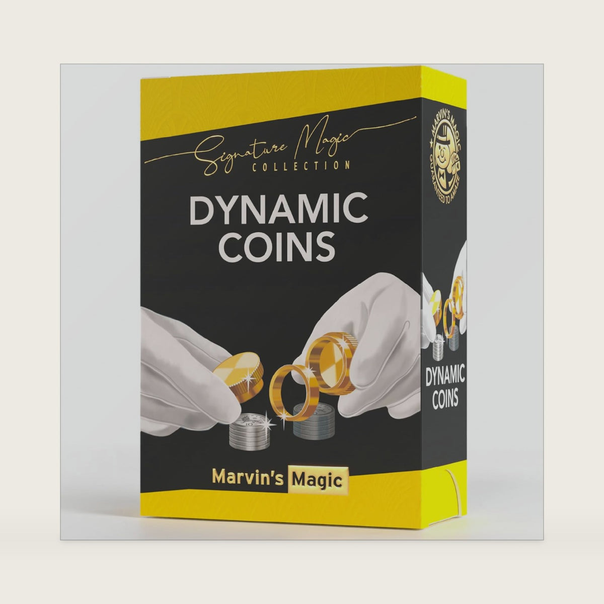 Marvin's Magic Signature Dynamic Coins - Brass Coin Trick Set, Ages 8+