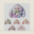 Cute Bunny Plush Blind Box Cosy Stuffed Figure with Movable Eyes (Random 1)