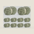 10 Pack of Jumbo Chunky Yarn for Hand Knitting,10# Super Bulky-Fluffy Chenille Yarn, 220 yds/70.5 oz Soft Thick Yarn for Crocheting Chunky Knit Throw Blankets.(Sage Green)