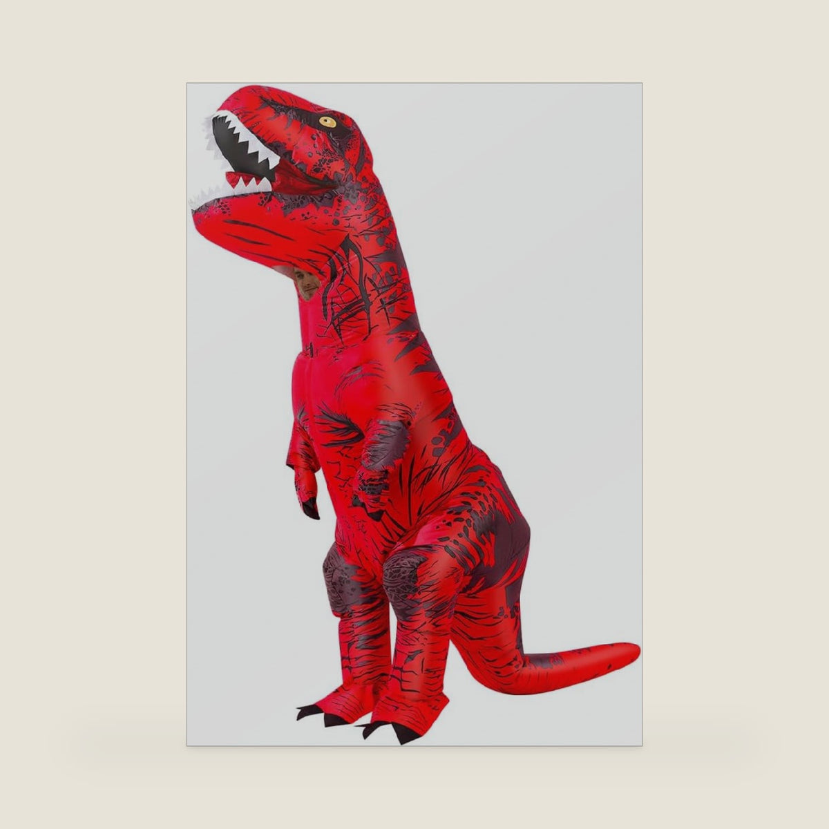 8 Colour Halloween Inflatable Dinosaur Costume Adult Fancy Dinosaur Suit Blow up Trex Costume