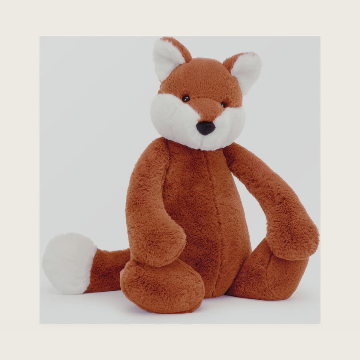 Bashful Fox Cub Stuffed Animal, Big