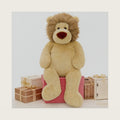 Tezituor Fat Lion Stuffed Animal, 51" Giant Lion Bear Plush Toy for Kid