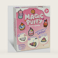 MZYTOZA 3D Art Craft Aqua Magic Puffs Paint Kit - Magic Foam Texture Painting Kit, 15 Mess-Free Paint by Number Craft for Kids, Christmas Gift Idea & Stocking Stuffer(Dessert Style)