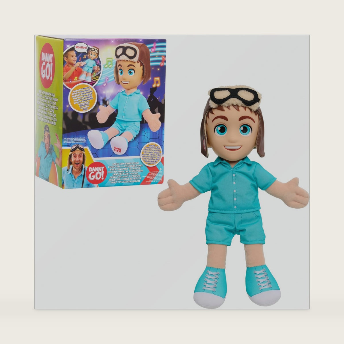 Danny Go! Dance with Danny Interactive Plush, Motion-Activated Dancing Toy