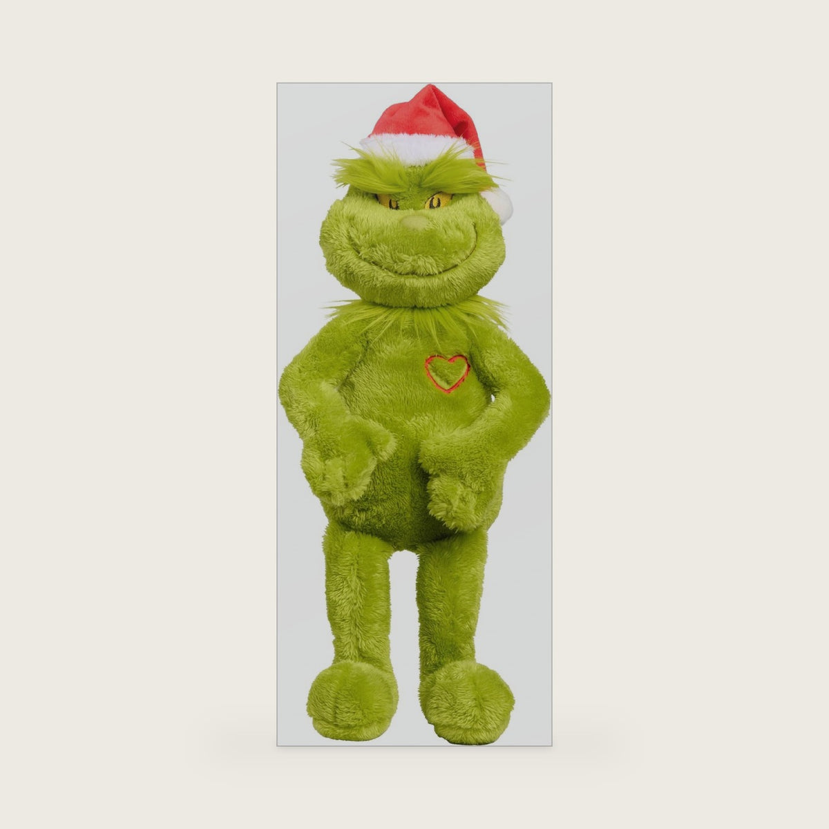 Dr Seuss Grinch Glowing Heart Plush