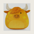Highland Cow Plush Toy - Soft and Cuddly Plush Pillow - Spotted Highland Cow Perfect for Kids and Collectors (Brown)