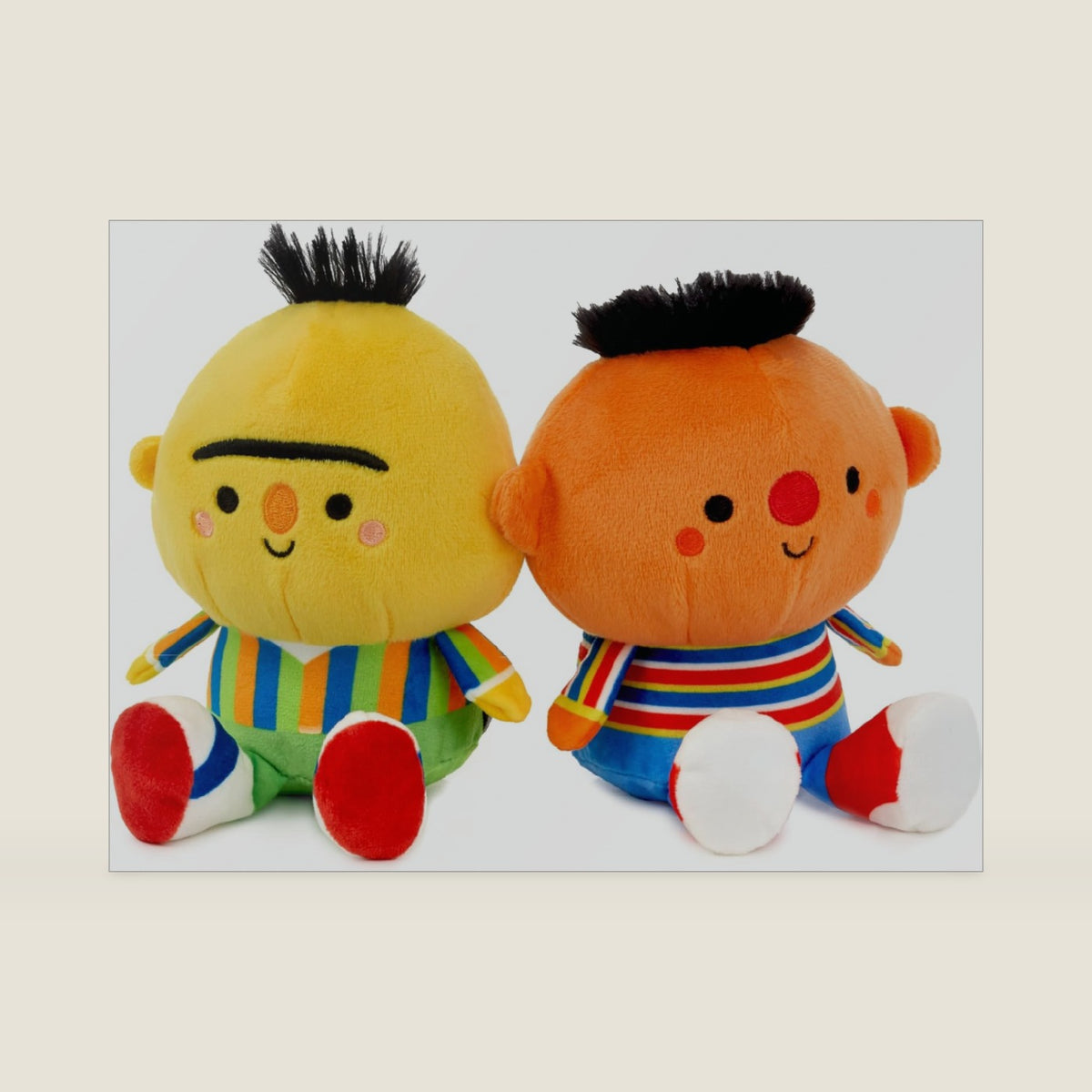 Hallmark Better Together Sesame Street Plush Toys (Bert and Ernie) Set of 2
