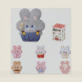 Plush Rabbit Blind Box, Let's Mess Up Series Plush Keychain Blind Box