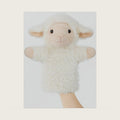 Sheep Hand Puppets Lamb Plush Toy Stuffed Animal Soft Fuzzy for Baby Story Time Safe Washable Stuffed Adult Hands Fit Interactive Play