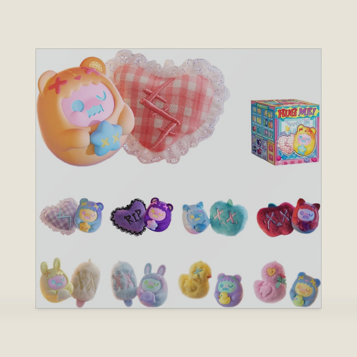 2 Pieces Love Series Blind Box Figures, Random Design Action Figure
