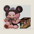 CALEMBOU Plush Blind Box Pendant, Kawaii Maymei Tiny Bear Cookie Series Stuffed Blind Box Keychain, Kawaii Mystery Vinyl Plush Bag Charms Collectible for Birthday Christmas
