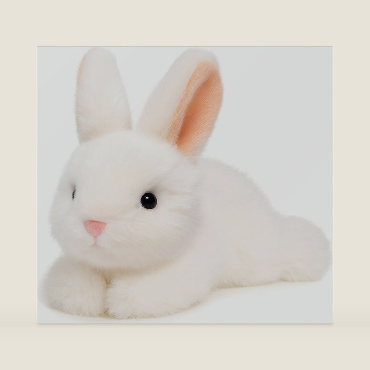 Adorable White Bunny Stuffed Animal Birthday Gifts for Kids