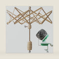 Knit Picks Yarn Winding Bundle - Yarn Ball Winder (Green) and Birch Wooden Yarn Swift