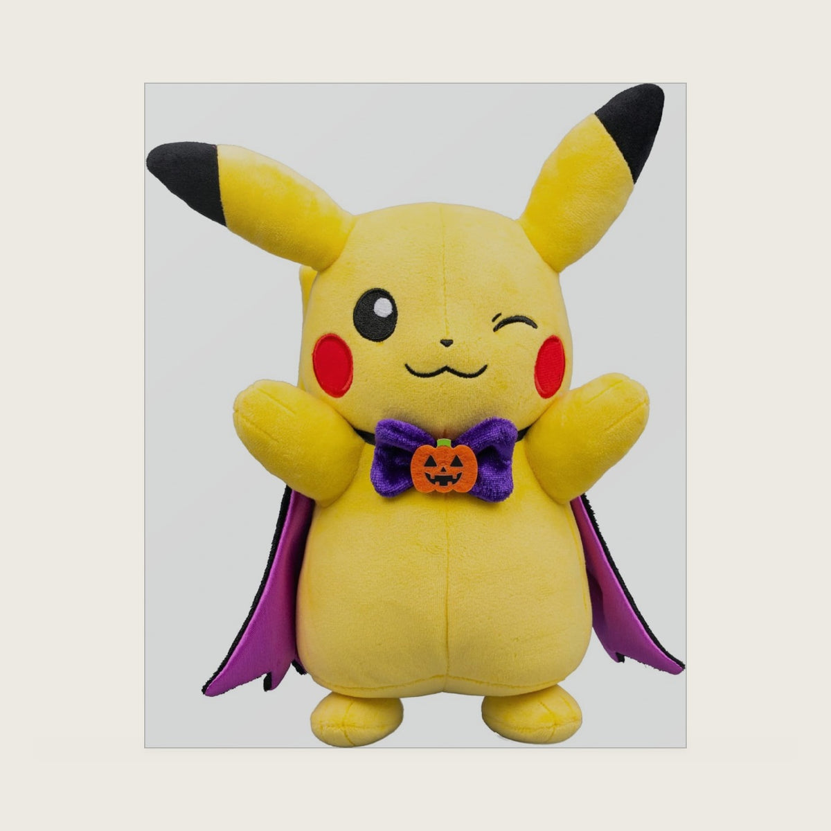 Pikachu Plush with Spooky Cape - 8-Inch Plush with Unique Accessory