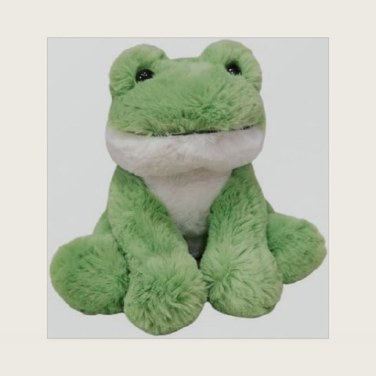 YUKOUQIAN Frog Stuffed Animal Cute Plush Doll Toy 8 inch for Girls Boys Christmas(Siting Frog)