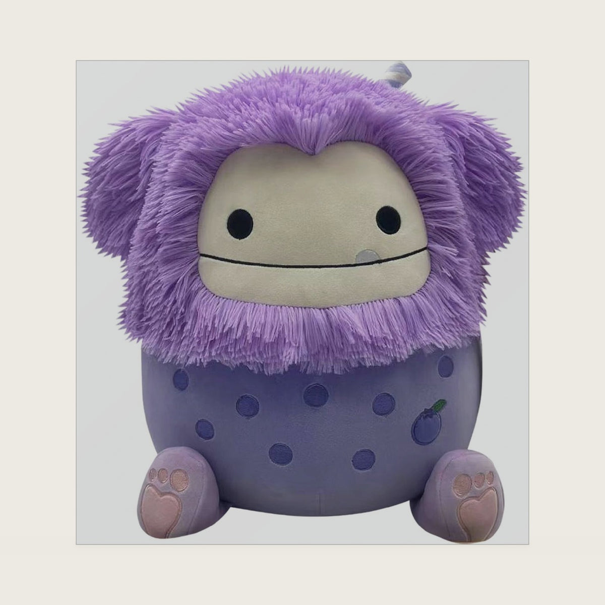Original 14in Dilka the Boba Lavender Bigfoot – Official Plush (Large)