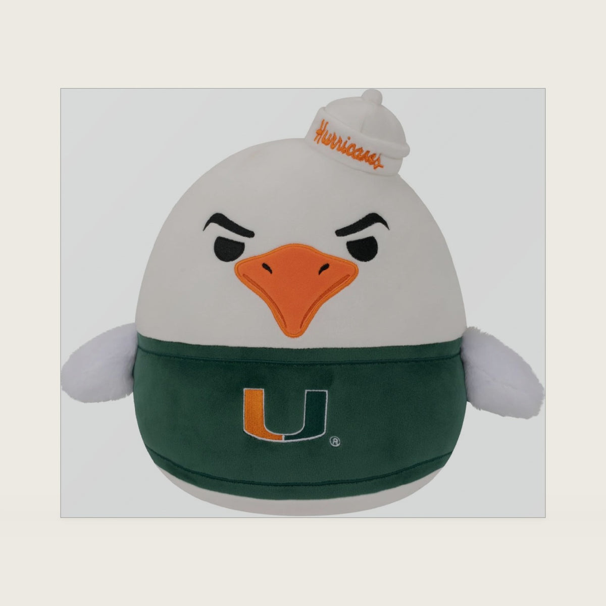 Original University of Miami 12in Sebastian the Ibis Plush