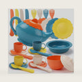 Pretend Play Kitchen Accessories, Kids Kitchen Toys for Boys Girls 3+ Year Old, Afternoon Tea Party Playset Toys, Christmas New Year Toy Gifts for Children