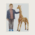 Meooeck 31.5 Inch Giant Giraffe Stuffed Animal, Large Plush Toy for Kids