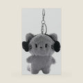Headphones Cat Keychain - Plush Kitten Animal Cartoon Purse Charms, Handbag Key Chains Gift, Hanging Keyring