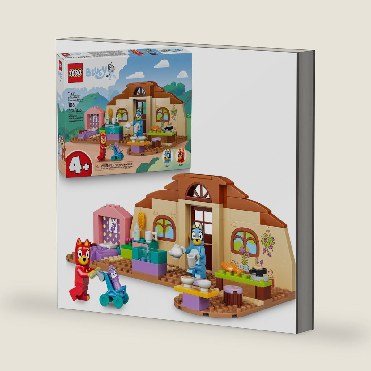 LEGO Bluey School with Rusty and Bluey 11221