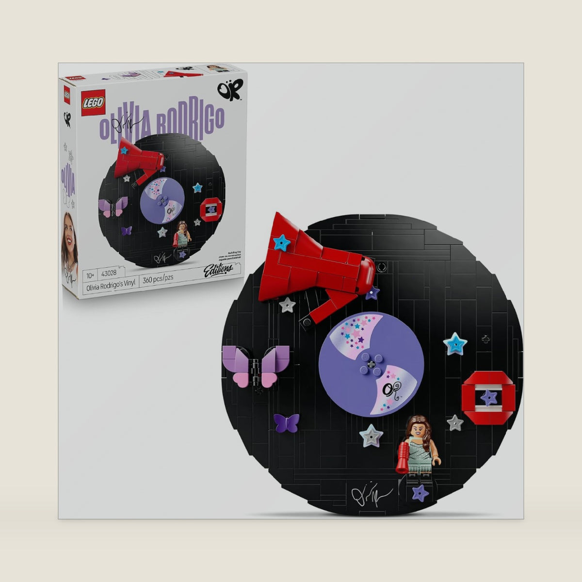 LEGO Editions Olivia Rodrigo's Vinyl 43028