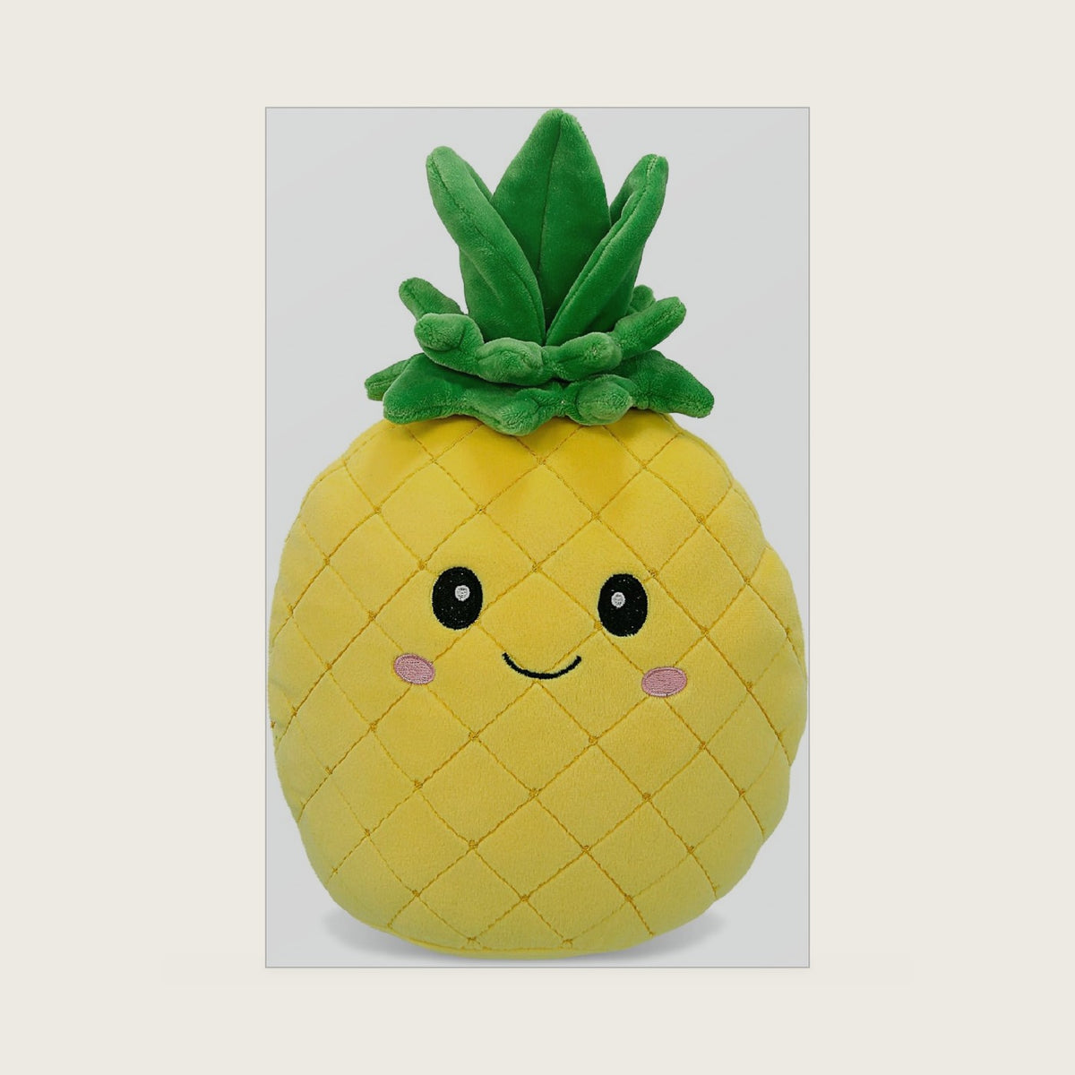 DolliBu Super Soft Snug-Mooshies Pineapple Stuffed Plush Toy Gift, 11 Inch
