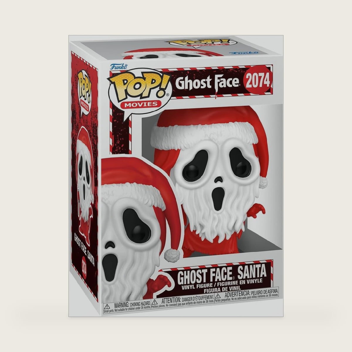 Funko Pop! Movies: Ghost Face - Ghostface Santa - Holiday - Collectable Vinyl Figure - Gift Idea - Official Merchandise - Toys for Kids & Adults - Horror Fans